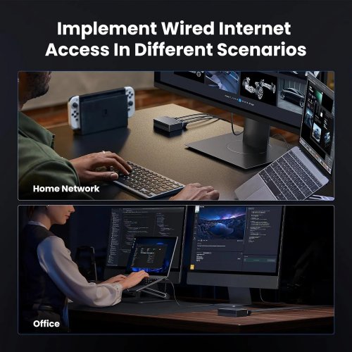 Мережевий комутатор Ugreen CM833 (35492EU) купити в Україні: Київ, Львів, Хмельницький, Тернопіль | Низька ціна, відгуки, характеристики від TELEMART фото