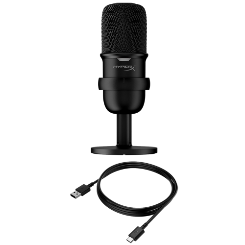 Уцінка мікрофон HyperX SoloCast (HMIS1X-XX-BK/G/4P5P8AA) Black (Розкрита упаковка, 824345) купити в Україні: Київ, Львів, Хмельницький, Тернопіль | Низька ціна, відгуки, характеристики від TELEMART фото