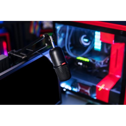 Уцінка мікрофон HyperX SoloCast (HMIS1X-XX-BK/G/4P5P8AA) Black (Розкрита упаковка, 824345) купити в Україні: Київ, Львів, Хмельницький, Тернопіль | Низька ціна, відгуки, характеристики від TELEMART фото