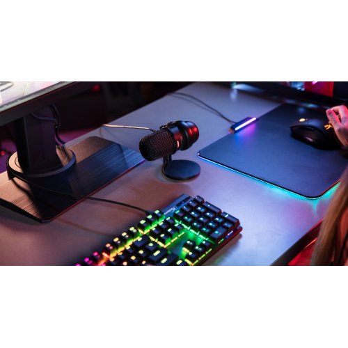Уцінка мікрофон HyperX SoloCast (HMIS1X-XX-BK/G/4P5P8AA) Black (Розкрита упаковка, 824345) купити в Україні: Київ, Львів, Хмельницький, Тернопіль | Низька ціна, відгуки, характеристики від TELEMART фото