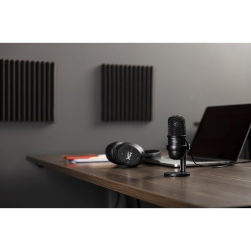 Уцінка мікрофон HyperX SoloCast (HMIS1X-XX-BK/G/4P5P8AA) Black (Розкрита упаковка, 824345) купити в Україні: Київ, Львів, Хмельницький, Тернопіль | Низька ціна, відгуки, характеристики від TELEMART фото