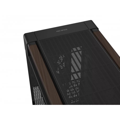 Корпус Asus ProArt PA602 Walnut Wood Edition - Tempered Glass без БЖ (90DC00J0-B09030) Modern Black купити в Україні: Київ, Львів, Хмельницький, Тернопіль | Перевірка сумісності, низька ціна, відгуки, характеристики від TELEMART фото