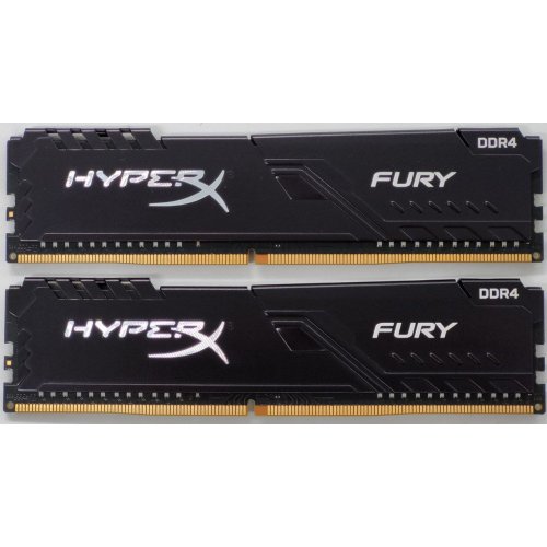 Озп HyperX DDR4 16GB (2x8GB) 3200Mhz Fury Black (HX432C16FB3K2/16) (Відновлено продавцем, 824380) купити в Україні: Київ, Львів, Хмельницький, Тернопіль | Перевірка сумісності, низька ціна, відгуки, характеристики від TELEMART фото