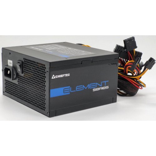Блок живлення CHIEFTEC ELEMENT 500W (ELP-500S) (Відновлено продавцем, 824383) купити в Україні: Київ, Львів, Хмельницький, Тернопіль | Перевірка сумісності, низька ціна, відгуки, характеристики від TELEMART фото