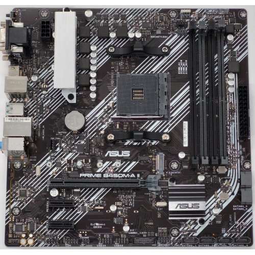 Материнская плата Asus Prime B450M-A II (sAM4, AMD B450) (Восстановлено продавцом, 824386) купить в Украине: Киев, Днепр, Харьков, Одесса  | Проверка совместимости, низкая цена, отзывы, характеристики от TELEMART фото