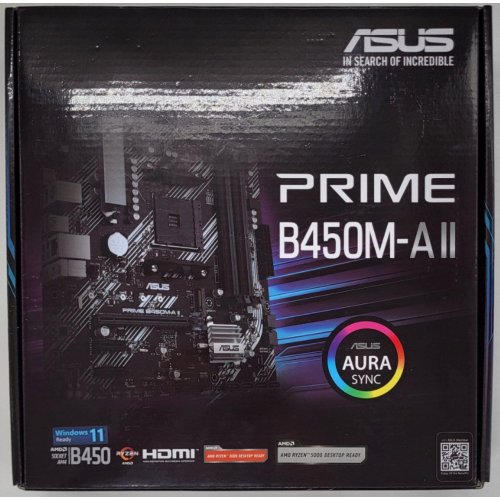 Материнская плата Asus Prime B450M-A II (sAM4, AMD B450) (Восстановлено продавцом, 824386) купить в Украине: Киев, Днепр, Харьков, Одесса  | Проверка совместимости, низкая цена, отзывы, характеристики от TELEMART фото
