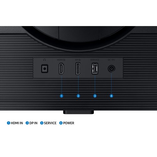 Уценка монитор Samsung 32" Odyssey G5 (LS32DG500EIXCI) Black (Повреждена упаковка, 824609) купить в Украине: Киев, Днепр, Харьков, Одесса  | Низкая цена, отзывы, характеристики от TELEMART фото