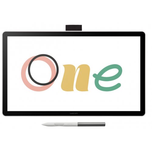 Монитор-планшет Wacom One 14 (DTC141W0) White купить в Украине: Киев, Днепр, Харьков, Одесса  | Низкая цена, отзывы, характеристики от TELEMART фото