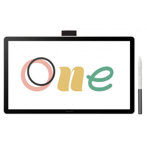 Монитор-планшет Wacom One 14 (DTC141W0) White купить в Украине: Киев, Днепр, Харьков, Одесса  | Низкая цена, отзывы, характеристики от TELEMART фото
