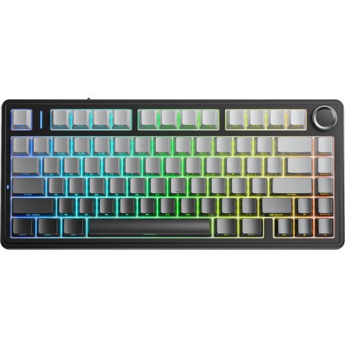 Клавіатура AULA F75 Gasket Reaper Switch Wireless (6948391209913) Black/Grey купити в Україні: Київ, Львів, Хмельницький, Тернопіль | Низька ціна, відгуки, характеристики від TELEMART фото