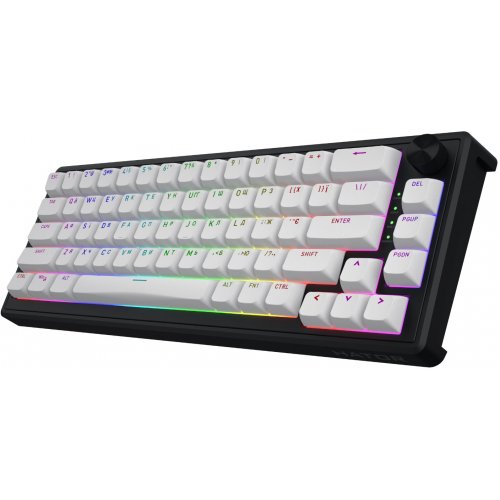 Клавіатура HATOR Skyfall 65 MAG Ultra 8K Aurum Ice Wireless (HTK1860UA) Black/White купити в Україні: Київ, Львів, Хмельницький, Тернопіль | Низька ціна, відгуки, характеристики від TELEMART фото