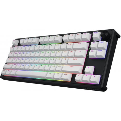 Клавиатура HATOR Skyfall 80 MAG Ultra 8K Aurum Ice Wireless (HTK1880UA) Black/White купить в Украине: Киев, Днепр, Харьков, Одесса  | Низкая цена, отзывы, характеристики от TELEMART фото