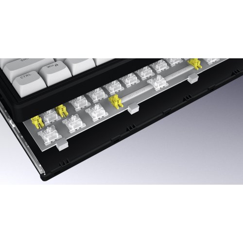 Клавиатура HATOR Skyfall 80 MAG Ultra 8K Aurum Ice Wireless (HTK1880UA) Black/White купить в Украине: Киев, Днепр, Харьков, Одесса  | Низкая цена, отзывы, характеристики от TELEMART фото