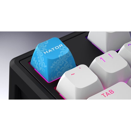 Клавиатура HATOR Skyfall 80 MAG Ultra 8K Aurum Ice Wireless (HTK1880UA) Black/White купить в Украине: Киев, Днепр, Харьков, Одесса  | Низкая цена, отзывы, характеристики от TELEMART фото