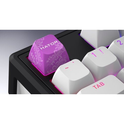 Клавиатура HATOR Skyfall 65 MAG Ultima 8K Aurum Ice Wireless (HTK3860UA) Black/White купить в Украине: Киев, Днепр, Харьков, Одесса  | Низкая цена, отзывы, характеристики от TELEMART фото