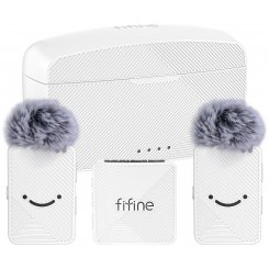Петличний мікрофон Fifine M9 White
