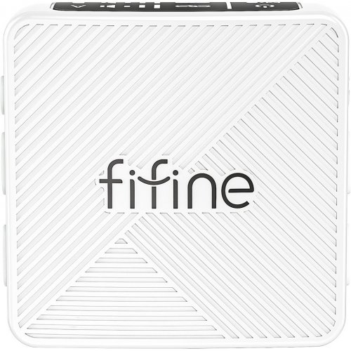 Петличний мікрофон Fifine M9 White купити в Україні: Київ, Львів, Хмельницький, Тернопіль | Низька ціна, відгуки, характеристики від TELEMART фото