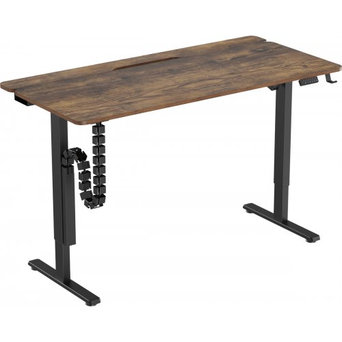 Стіл з електро регулюванням висоти OfficePro ODE1575 Dark Wood/Black купити в Україні: Київ, Львів, Хмельницький, Тернопіль | Низька ціна, відгуки, характеристики від TELEMART фото