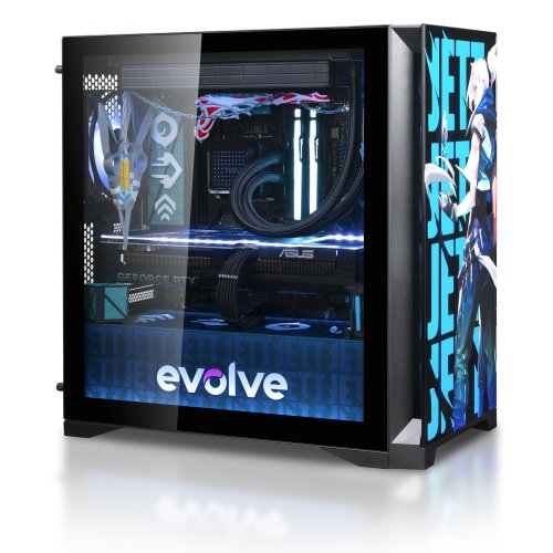 Компьютер EVOLVE SpeciaPart:Valorant Jett Edition (EVSP-VRJER770N507-D532S1TBK) Black купить в Украине: Киев, Днепр, Харьков, Одесса  | Низкая цена, отзывы, характеристики от TELEMART фото