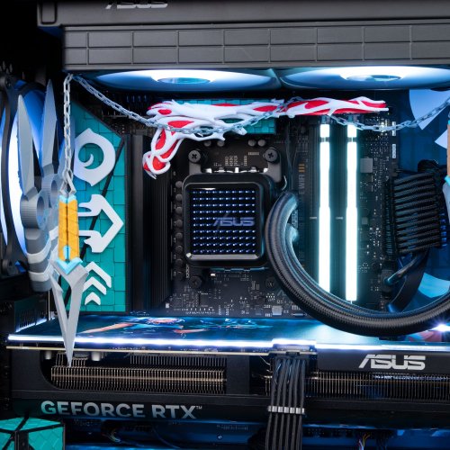 Компьютер EVOLVE SpeciaPart:Valorant Jett Edition (EVSP-VRJER770N507-D532S1TBK) Black купить в Украине: Киев, Днепр, Харьков, Одесса  | Низкая цена, отзывы, характеристики от TELEMART фото