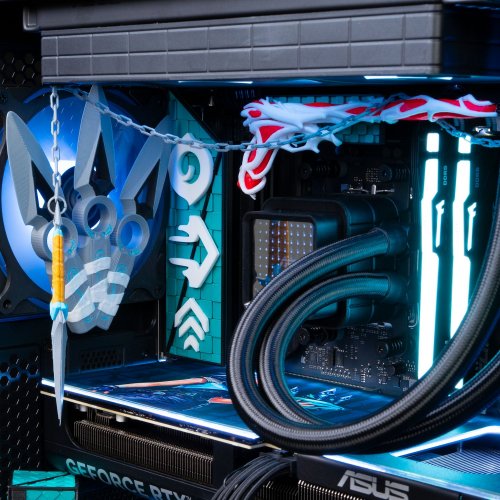 Компьютер EVOLVE SpeciaPart:Valorant Jett Edition (EVSP-VRJER770N507-D532S1TBK) Black купить в Украине: Киев, Днепр, Харьков, Одесса  | Низкая цена, отзывы, характеристики от TELEMART фото