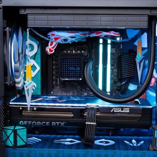 Компьютер EVOLVE SpeciaPart:Valorant Jett Edition (EVSP-VRJER770N507-D532S1TBK) Black купить в Украине: Киев, Днепр, Харьков, Одесса  | Низкая цена, отзывы, характеристики от TELEMART фото