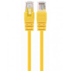 Уцінка патч-корд Cablexpert UTP, RJ45, Cat5e 5m 50u (PP12-5M/Y) Yellow (Розкрита упаковка, 825179)