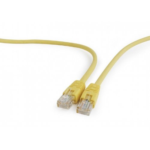 Уцінка патч-корд Cablexpert UTP, RJ45, Cat5e 5m 50u (PP12-5M/Y) Yellow (Розкрита упаковка, 825179) купити в Україні: Київ, Львів, Хмельницький, Тернопіль | Низька ціна, відгуки, характеристики від TELEMART фото