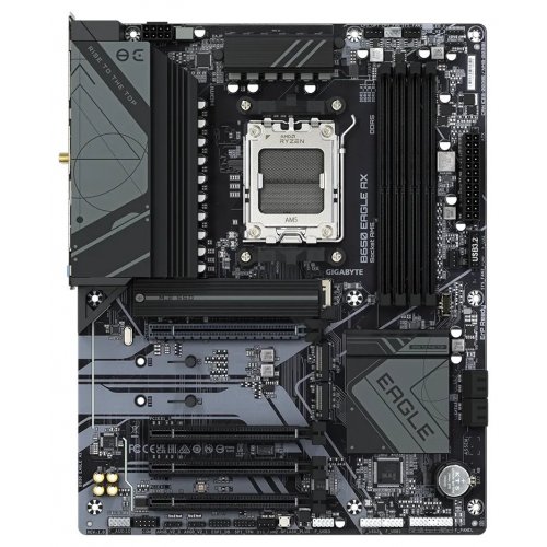 Уцінка материнська плата Gigabyte B650 EAGLE AX (sAM5, AMD B650) (Сліди використання, 825217) купити в Україні: Київ, Львів, Хмельницький, Тернопіль | Перевірка сумісності, низька ціна, відгуки, характеристики від TELEMART фото