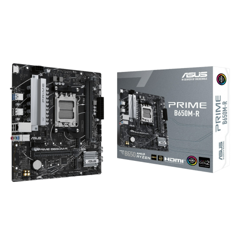 Уцінка материнська плата Asus PRIME B650M-R (sAM5, AMD B650) (Сліди використання, 825218) купити в Україні: Київ, Львів, Хмельницький, Тернопіль | Перевірка сумісності, низька ціна, відгуки, характеристики від TELEMART фото