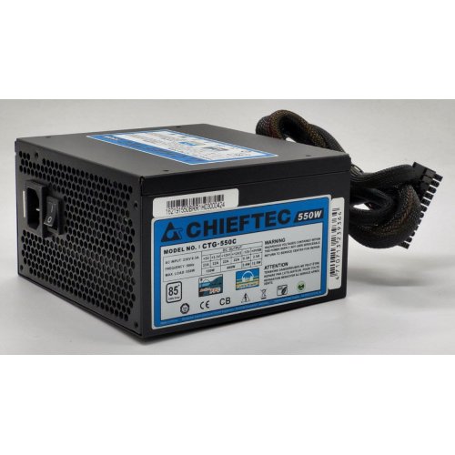 Блок живлення CHIEFTEC A-80 550W (CTG-550C) (Відновлено продавцем, 825300) купити в Україні: Київ, Львів, Хмельницький, Тернопіль | Перевірка сумісності, низька ціна, відгуки, характеристики від TELEMART фото
