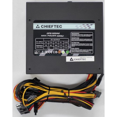 Блок живлення CHIEFTEC Smart 500W (GPS-500A8) (Відновлено продавцем, 825303) купити в Україні: Київ, Львів, Хмельницький, Тернопіль | Перевірка сумісності, низька ціна, відгуки, характеристики від TELEMART фото