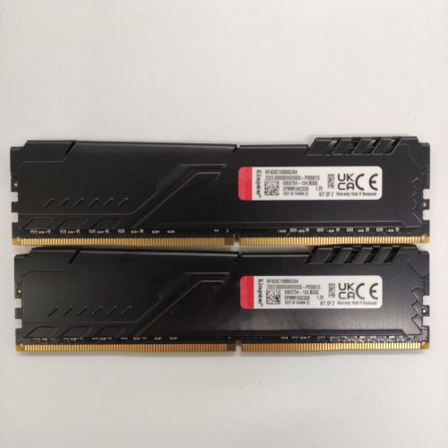 Озп Kingston DDR4 64GB (2x32GB) 2666Mhz FURY Beast Black (KF426C16BBK2/64) (Відновлено продавцем, 825409) купити в Україні: Київ, Львів, Хмельницький, Тернопіль | Перевірка сумісності, низька ціна, відгуки, характеристики від TELEMART фото