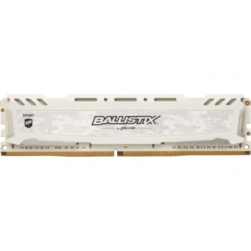 Озу Crucial DDR4 8GB 3000Mhz Ballistix Sport LT White (BLS8G4D30AESCK) (Восстановлено продавцом, 825438) купить в Украине: Киев, Днепр, Харьков, Одесса  | Проверка совместимости, низкая цена, отзывы, характеристики от TELEMART фото