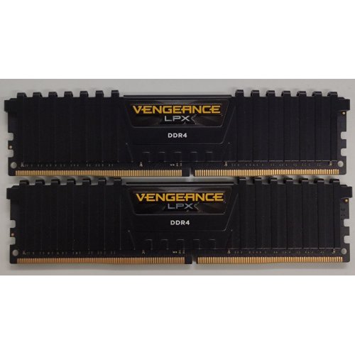 Озу Corsair DDR4 32GB (2x16GB) 3000Mhz Vengeance LPX (CMK32GX4M2D3000C16) Black (Восстановлено продавцом, 825472) купить в Украине: Киев, Днепр, Харьков, Одесса  | Проверка совместимости, низкая цена, отзывы, характеристики от TELEMART фото