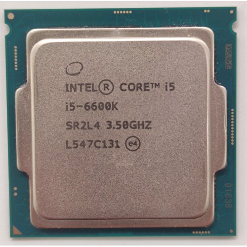 Процесор Intel Core i5-6600K 3.5(3.9)GHz 6MB s1151 Tray (CM8066201920300) (Відновлено продавцем, 825498) купити в Україні: Київ, Львів, Хмельницький, Тернопіль | Перевірка сумісності, низька ціна, відгуки, характеристики від TELEMART фото