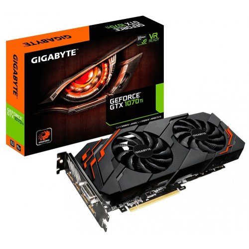 Відеокарта Gigabyte GeForce GTX 1070 TI Windforce 8192MB (GV-N107TWF2-8GD) (Відновлено продавцем, 825504) купити в Україні: Київ, Львів, Хмельницький, Тернопіль | Перевірка сумісності, низька ціна, відгуки, характеристики від TELEMART фото