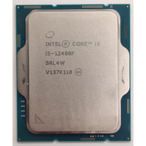 Процессор Intel Core i5-12400F 2.5(4.4)GHz 18MB s1700 Tray (CM8071504555318) (Восстановлено продавцом, 825543) купить в Украине: Киев, Днепр, Харьков, Одесса  | Проверка совместимости, низкая цена, отзывы, характеристики от TELEMART фото