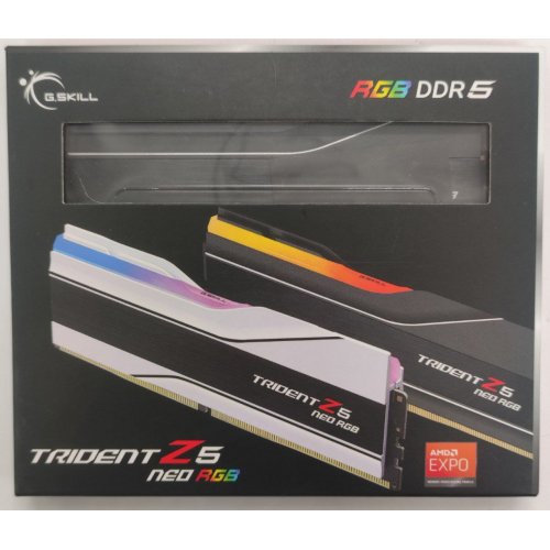 Озу G.Skill DDR5 32GB (2x16GB) 6000Mhz Trident Z5 Neo RGB (F5-6000J3038F16GX2-TZ5NR) (Восстановлено продавцом, 825547) купить в Украине: Киев, Днепр, Харьков, Одесса  | Проверка совместимости, низкая цена, отзывы, характеристики от TELEMART фото