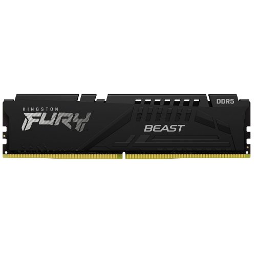 Озп Kingston DDR5 16GB (2x8GB) 5600MHz FURY Beast Black (KF556C40BBK2-16) (Стан нового, 825555) купити в Україні: Київ, Львів, Хмельницький, Тернопіль | Перевірка сумісності, низька ціна, відгуки, характеристики від TELEMART фото