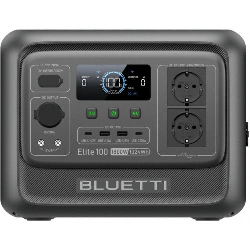 Зарядная станция BLUETTI Elite 100 V2 1800W 1024Wh купить в Украине: Киев, Днепр, Харьков, Одесса  | Низкая цена, отзывы, характеристики от TELEMART фото