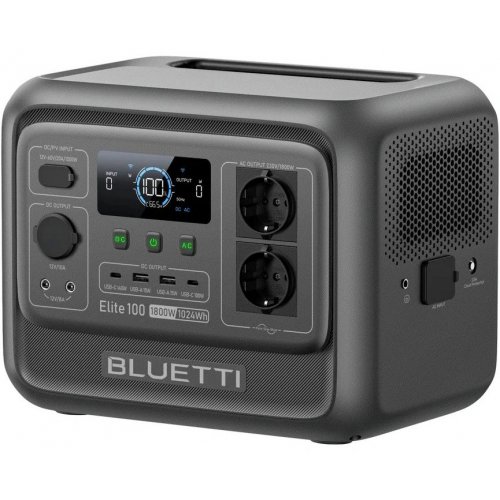 Зарядная станция BLUETTI Elite 100 V2 1800W 1024Wh купить в Украине: Киев, Днепр, Харьков, Одесса  | Низкая цена, отзывы, характеристики от TELEMART фото