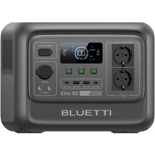 thumbnail image 2 of BLUETTI Elite 100 V2 1800W 1024Wh Portable Power Station – LiFePO₄ Solar Camping 2 of 2