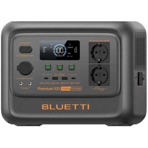 Зарядная станция BLUETTI Premium 100 V2 2000W 1024Wh купить в Украине: Киев, Днепр, Харьков, Одесса  | Низкая цена, отзывы, характеристики от TELEMART фото
