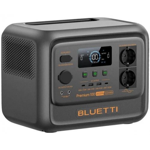 Зарядная станция BLUETTI Premium 100 V2 2000W 1024Wh купить в Украине: Киев, Днепр, Харьков, Одесса  | Низкая цена, отзывы, характеристики от TELEMART фото