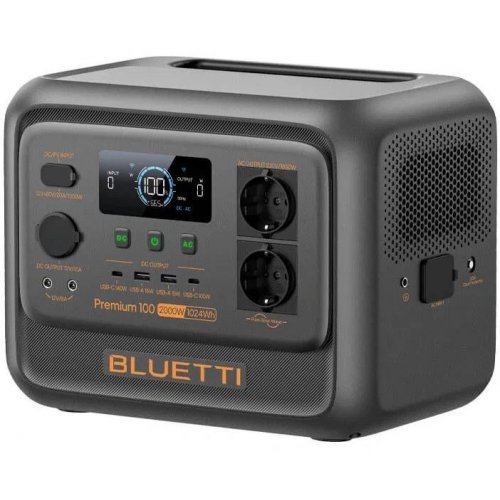 Зарядная станция BLUETTI Premium 100 V2 2000W 1024Wh купить в Украине: Киев, Днепр, Харьков, Одесса  | Низкая цена, отзывы, характеристики от TELEMART фото
