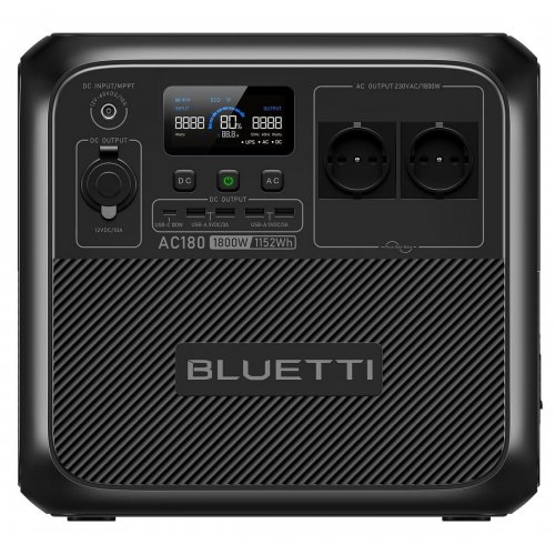 Зарядная станция BLUETTI AC180 1800W 1152Wh купить в Украине: Киев, Днепр, Харьков, Одесса  | Низкая цена, отзывы, характеристики от TELEMART фото