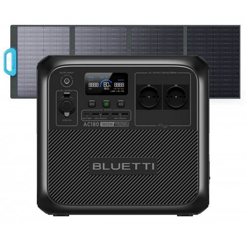 Зарядная станция BLUETTI AC180 1800W 1152Wh купить в Украине: Киев, Днепр, Харьков, Одесса  | Низкая цена, отзывы, характеристики от TELEMART фото