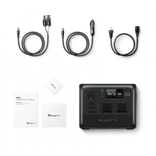 Зарядная станция BLUETTI AC60 600W 403Wh купить в Украине: Киев, Днепр, Харьков, Одесса  | Низкая цена, отзывы, характеристики от TELEMART фото