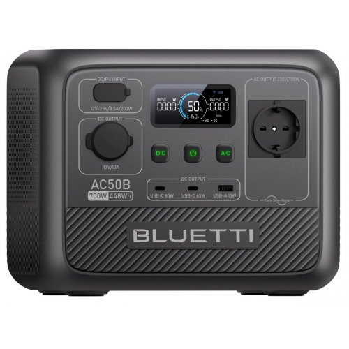 Зарядна станція BLUETTI AC50B 700W 448Wh купити в Україні: Київ, Львів, Хмельницький, Тернопіль, Івано-Франківськ | Низька ціна, відгуки, характеристики від TELEMART фото